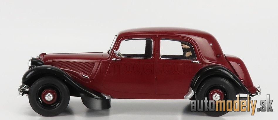 WHITEBOX - CITROEN - TRACTION AVANT 11BL 1956 (RED BLACK) - 1:24