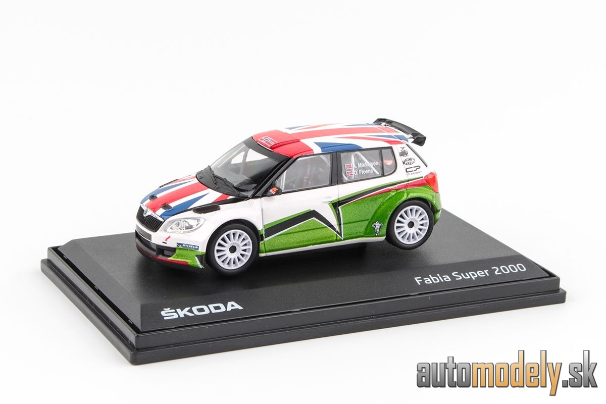  Abrex - Škoda Fabia II FL S2000 (2010) - Škoda UK "Mikkelsen" Design 2011 - 1:43