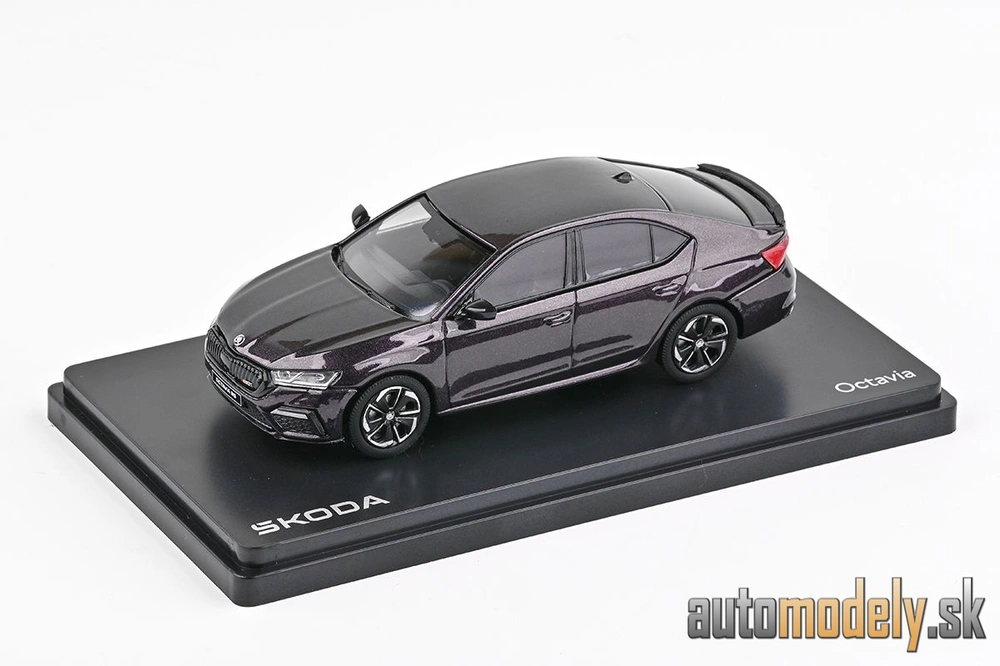 Abrex - Škoda Octavia IV RS (2020) - Fialová Space Metalíza - 1:43