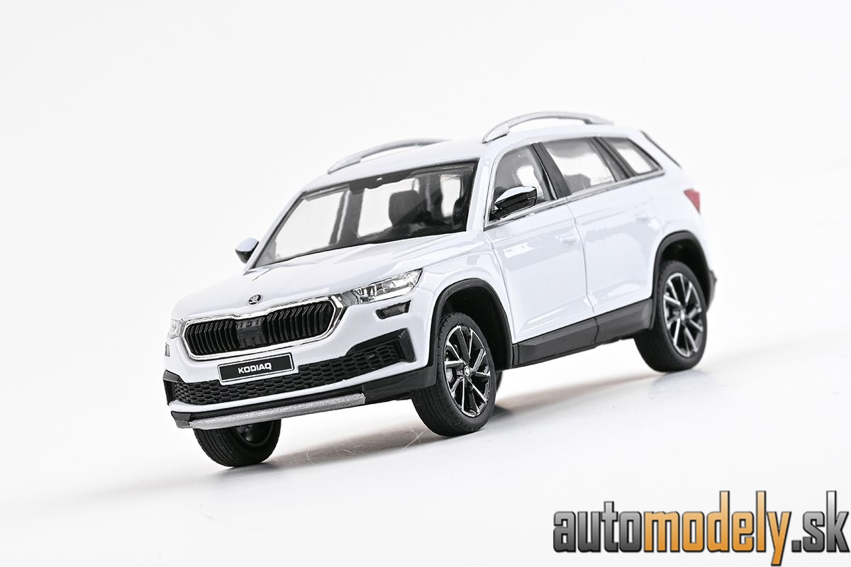 Abrex - Škoda Kodiaq FL (2021) biela moon metalíza - 1:43