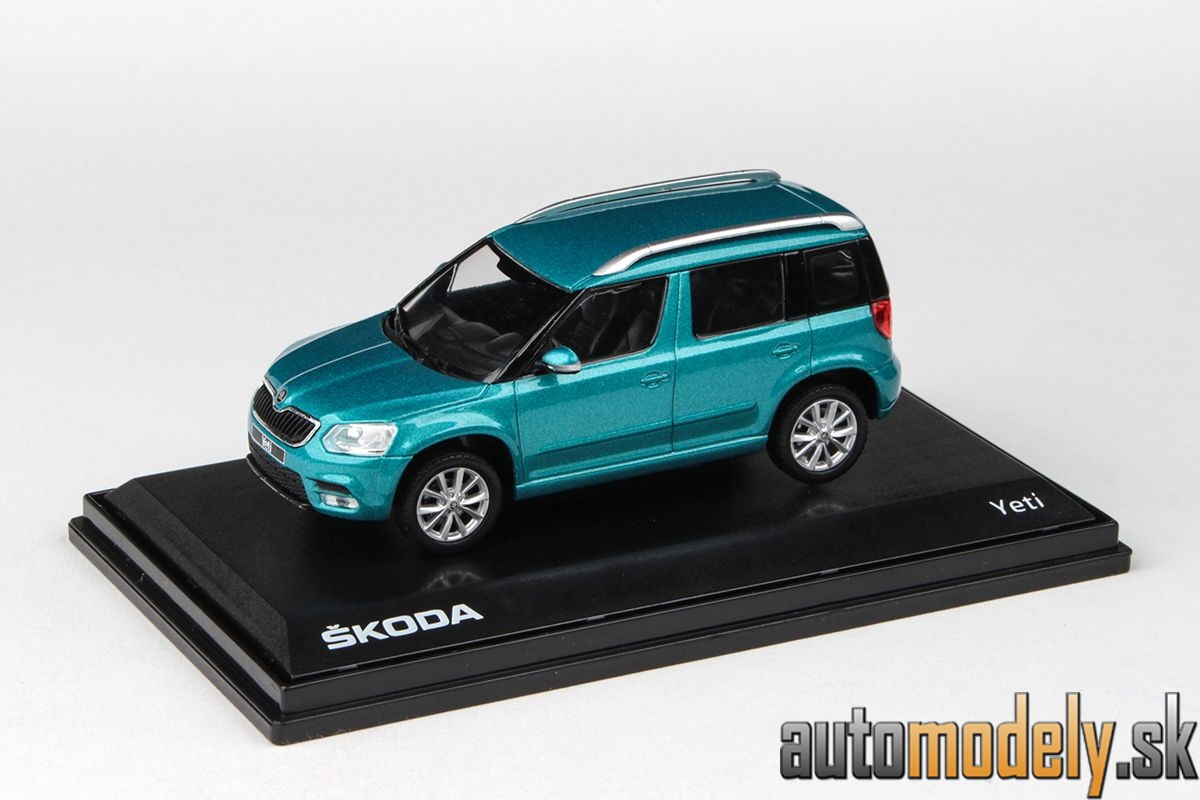 Abrex - Škoda Yeti FL (2013) Modra Sea Metalíza - 1:43