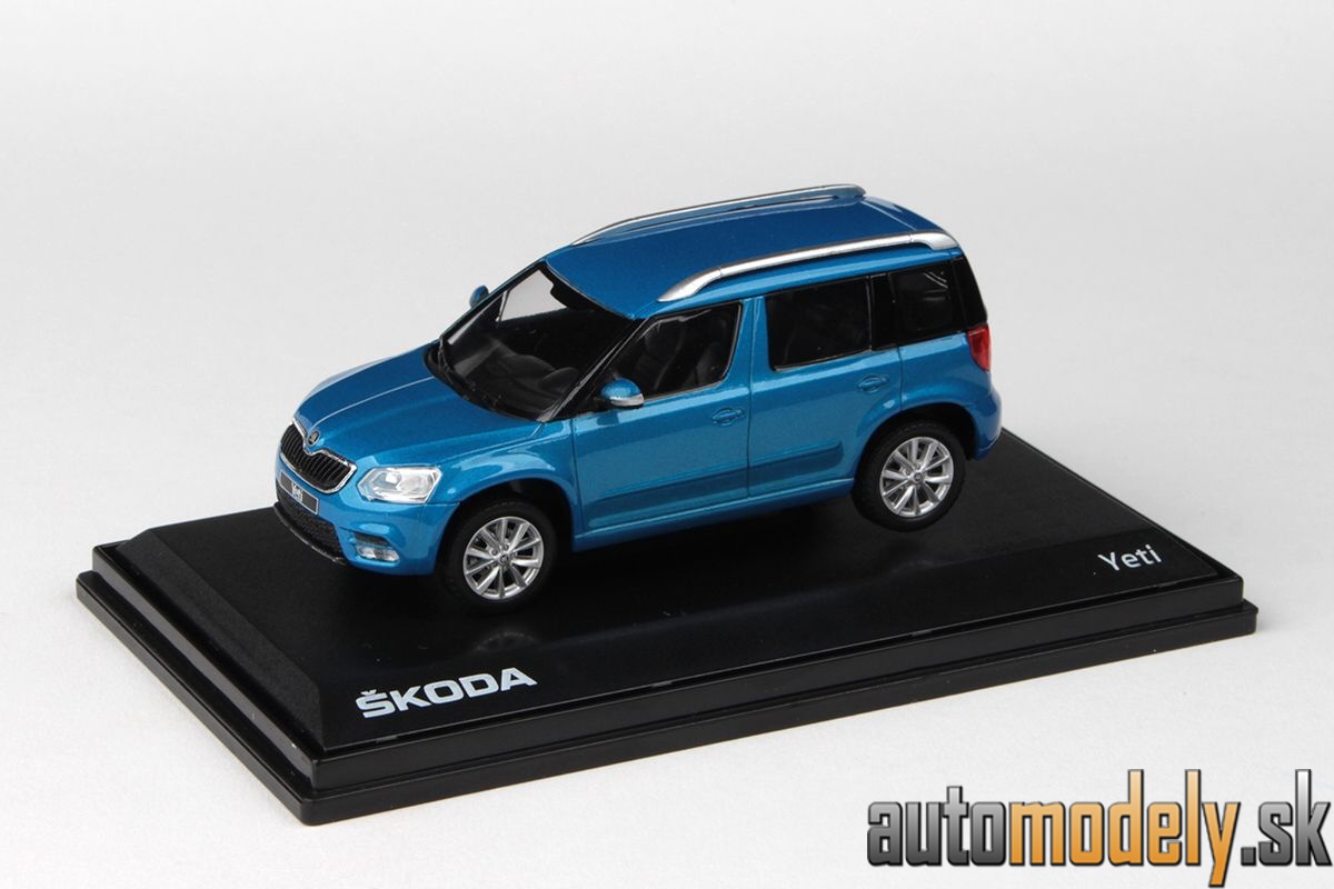 Abrex - Škoda Yeti FL (2013) Modrá Ocean Metalíza - 1:43