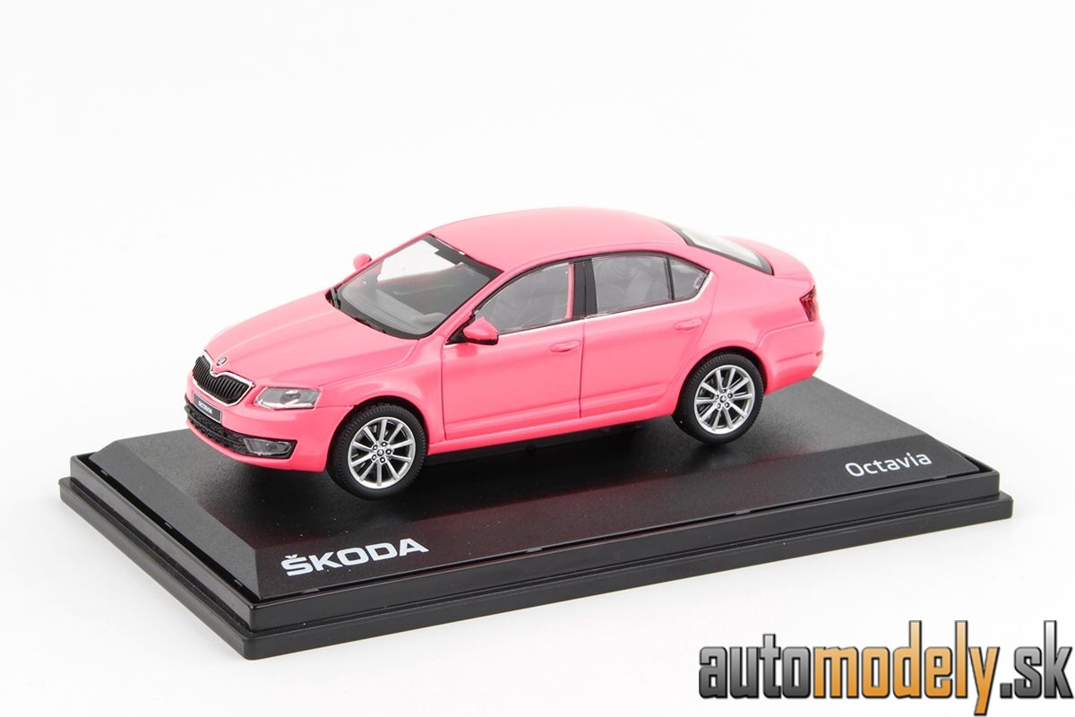Abrex - Škoda Octavia III (2012) Ružová - 1:43