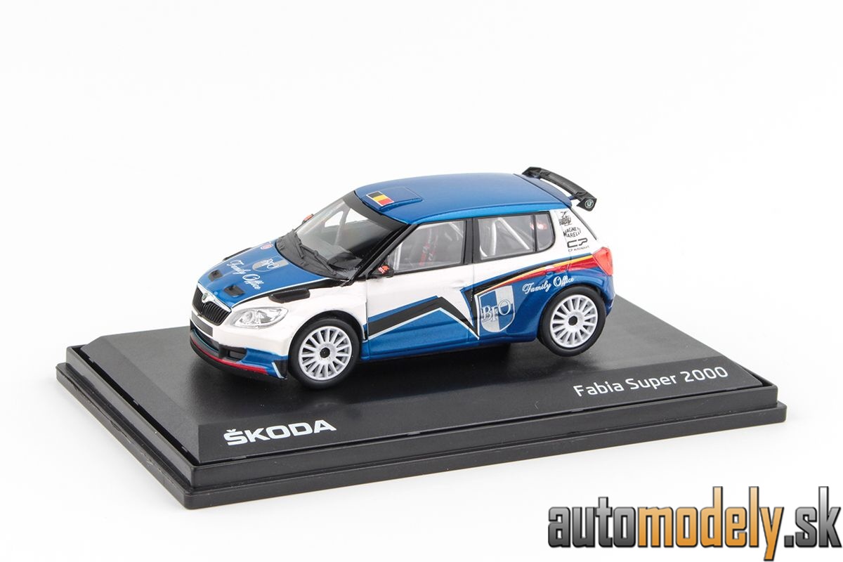  Abrex - Škoda Fabia II FL S2000 (2010) - BFO Škoda Rally Team "Loix" Design 2011 - 1:43