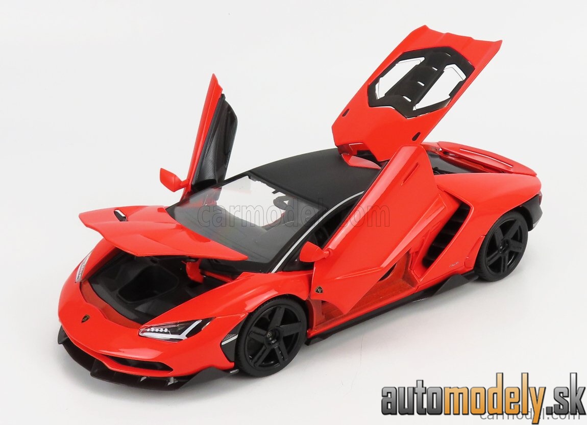 Maisto - LAMBORGHINI - CENTENARIO LP770-4 2016 - ORANGE BLACK - 1:18