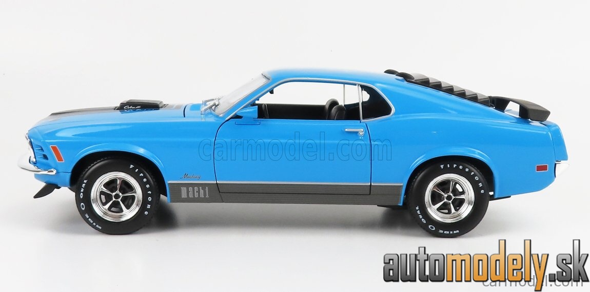 Maisto - FORD USA - MUSTANG MACH-1 COUPE 1970 - BLUE BLACK - 1:18