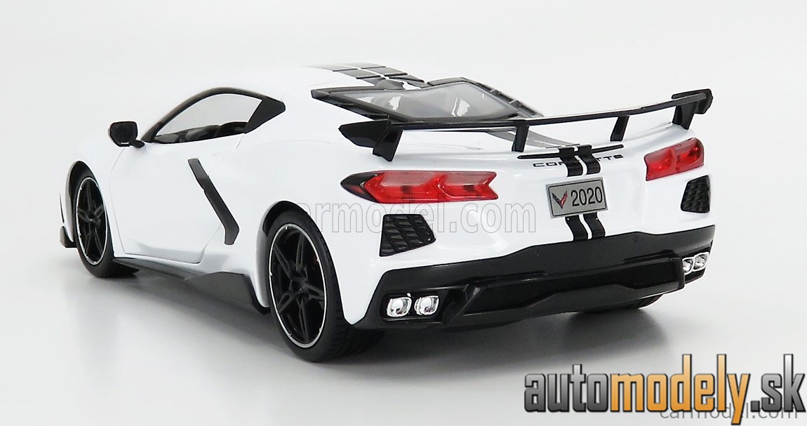Maisto - CHEVROLET - CORVETTE STINGRAY 2020 - WHITE - 1:18
