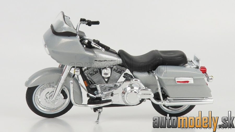 Maisto - HARLEY DAVIDSON - FLTR ROAD GLIDE 2002 - SILVER - 1:18