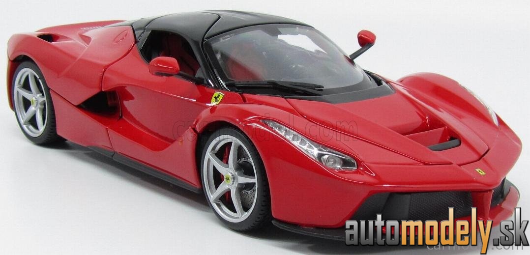 Bburago - FERRARI - LAFERRARI 2013 - RED BLACK - 1:18