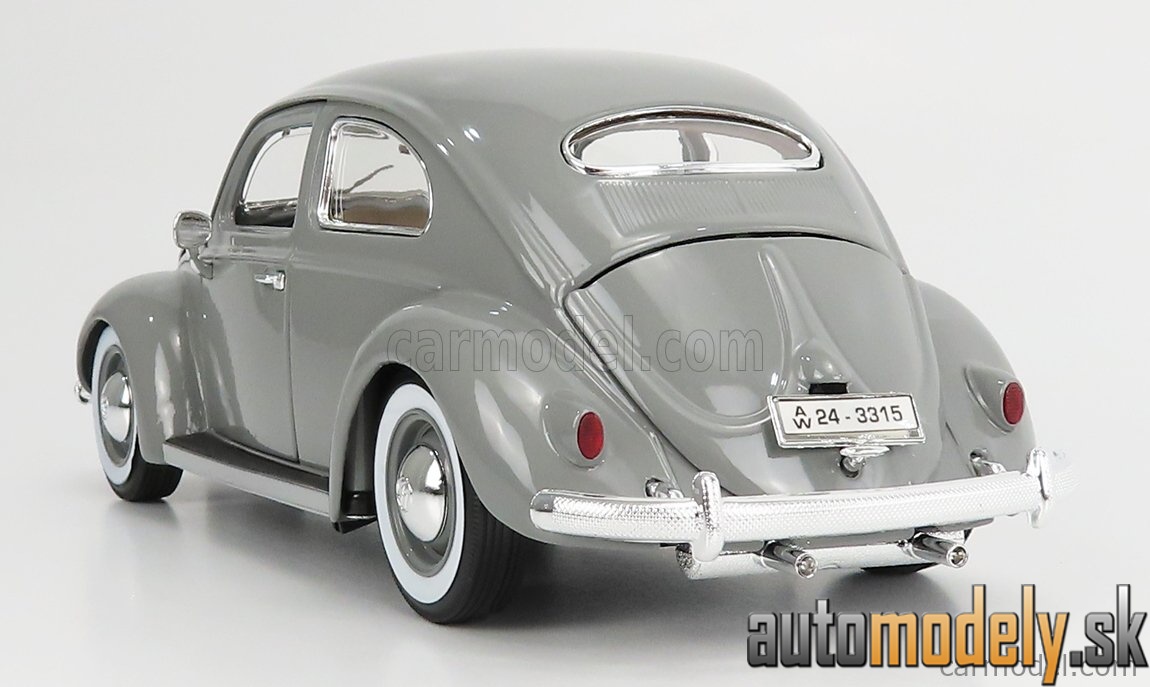 Bburago - VOLKSWAGEN - KAFER BEETLE 1955 - GREY - 1:18