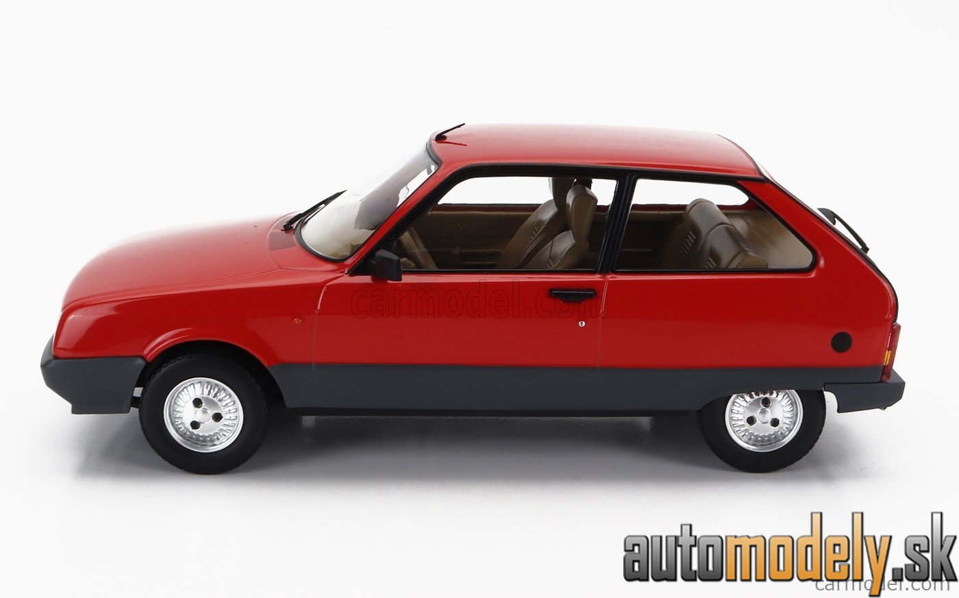 Triple9 - CITROEN AXEL 12 TRS 1990 RED GREY - 1:18