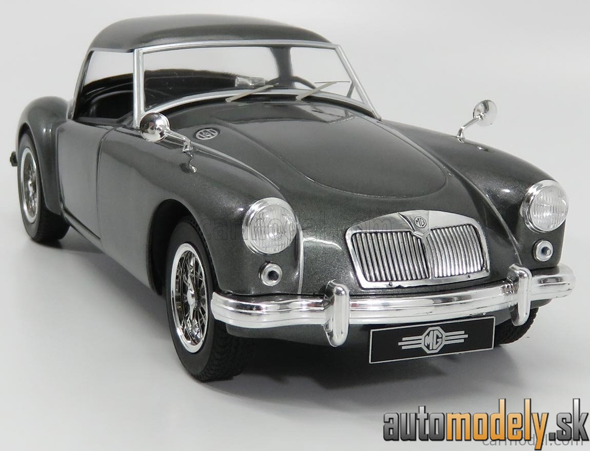 Triple9 - MG MGA MKI 1500 SPIDER CLOSED 1957 GREY MET - 1:18