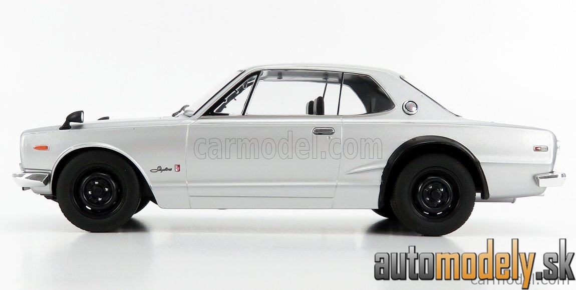 Triple9 - NISSAN SKYLINE GT-R (KPGC10) 1972 SILVER - 1:18