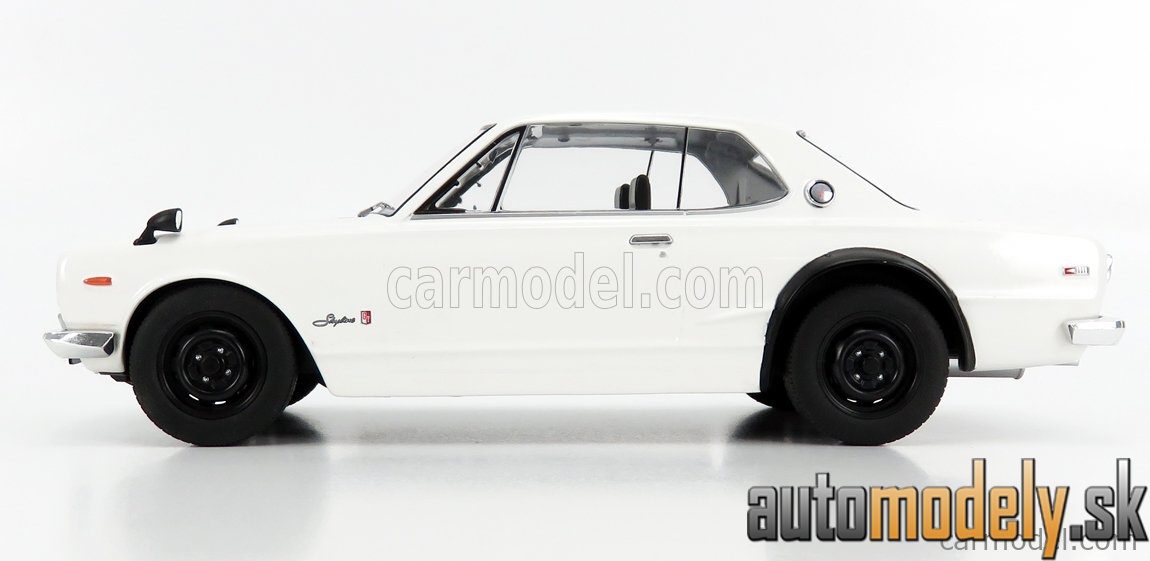 Triple9 - NISSAN SKYLINE GT-R (KPGC10) 1972 WHITE - 1:18