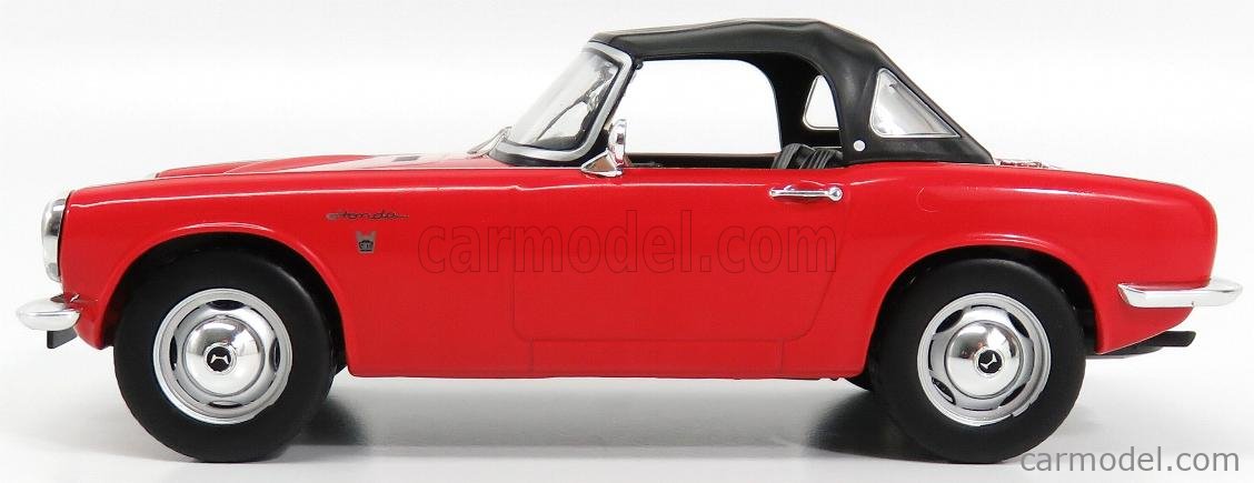 Triple9 - HONDA S800 SPIDER SOFT-TOP CLOSED 1966 RED - 1:18