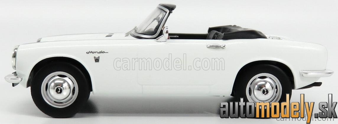 Triple9 - HONDA S800 SPIDER SOFT-TOP OPEN 1966 WHITE - 1:18