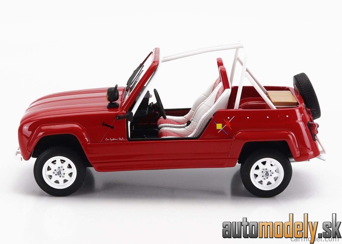 OttOmobile - RENAULT R4 JP4 1987 RED - 1:18
