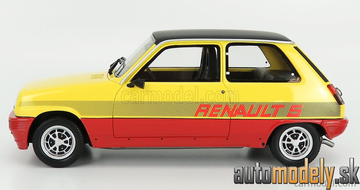 OttOmobile - RENAULT R5 TS MONTECARLO 1982 RED YELLOW BLACK - 1:18