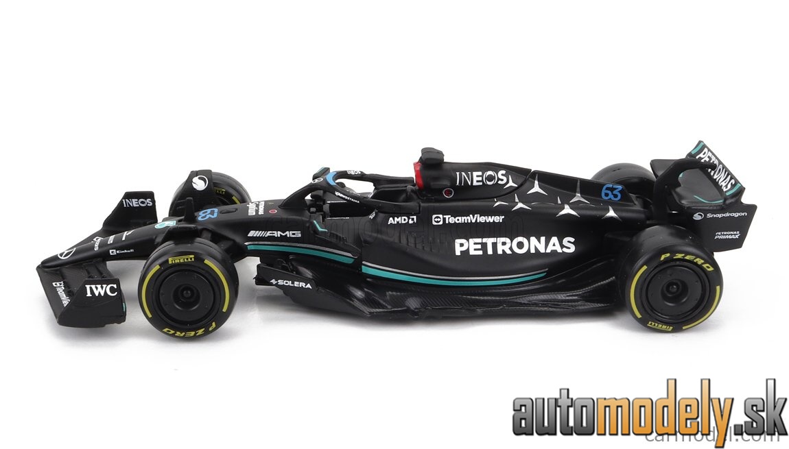 Bburago - MERCEDES GP F1 W14 TEAM MERCEDES-AMG PETRONAS FORMULA ONE N 63 SEASON 2023 GEORGE RUSSEL - 1:43