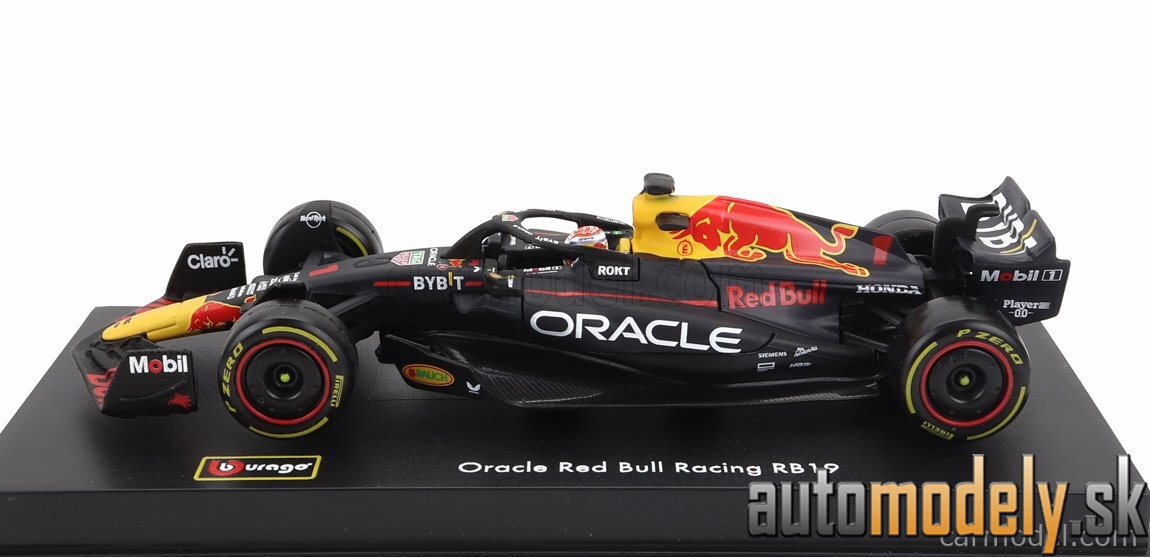 Bburago - RED BULL F1 RB19 TEAM ORACLE RED BULL RACING N 1 WORLD CHAMPION SEASON 2023 MAX VERSTAPPEN - 1:43