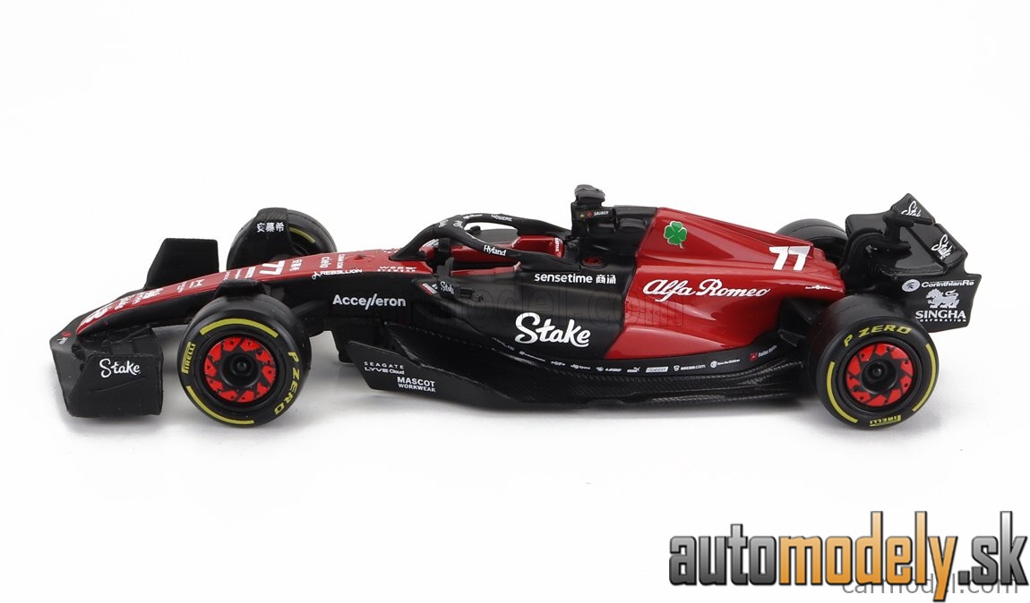 Bburago - ALFA ROMEO F1 C43 TEAM STAKE N 77 SEASON 2023 VALTTERI BOTTAS - 1:43