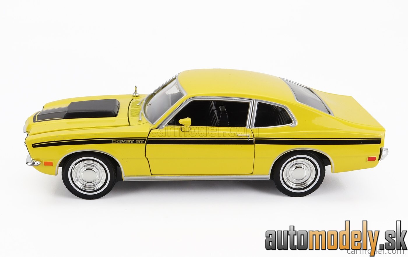 Motormax - MERCURY COMET GT COUPE 1971 YELLOW - 1:24