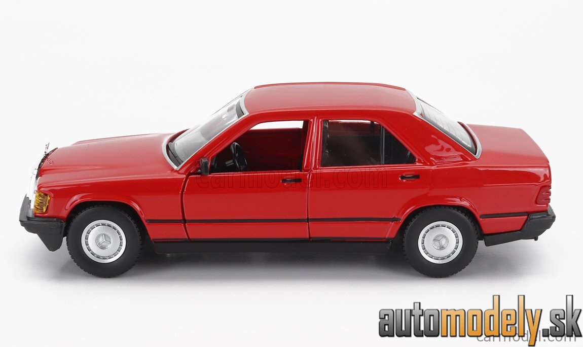 Bburago - MERCEDES BENZ 190E 1984 RED - 1:24
