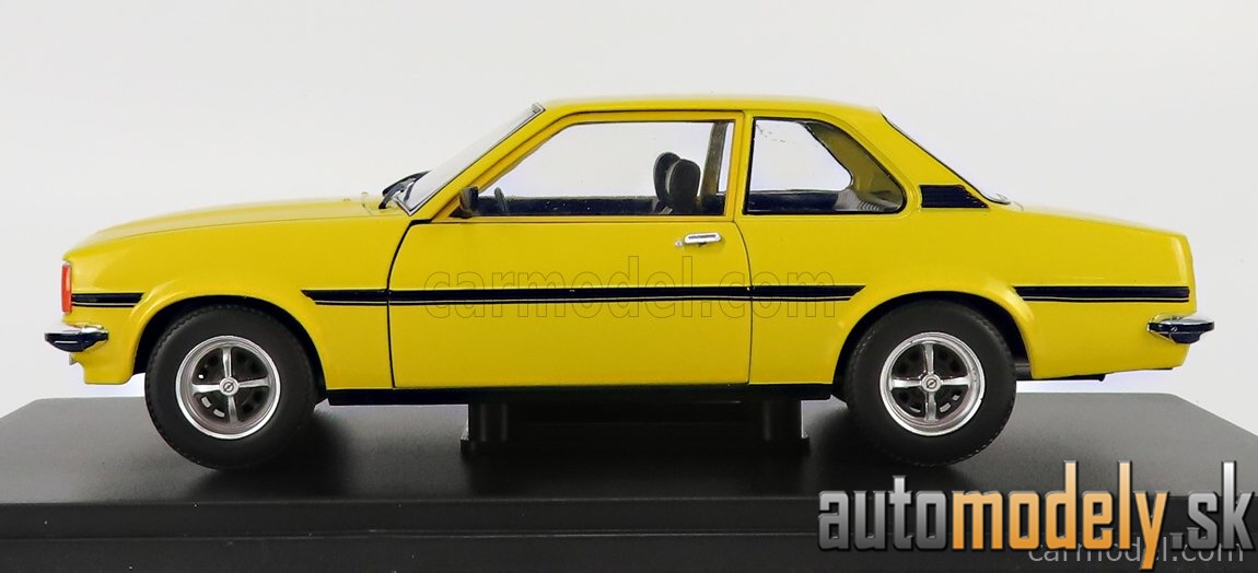 Hachette - OPEL ASCONA 1.9 SR 1975 YELLOW - 1:24