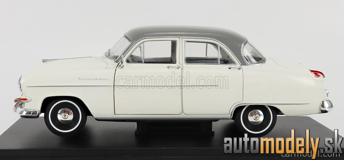 Hachette - OPEL KAPITAN 1954 WHITE GREY - 1:24