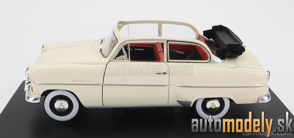 Hachette - OPEL OLYMPIA REKORD CABRIOLET 1954 WHITE - 1:24