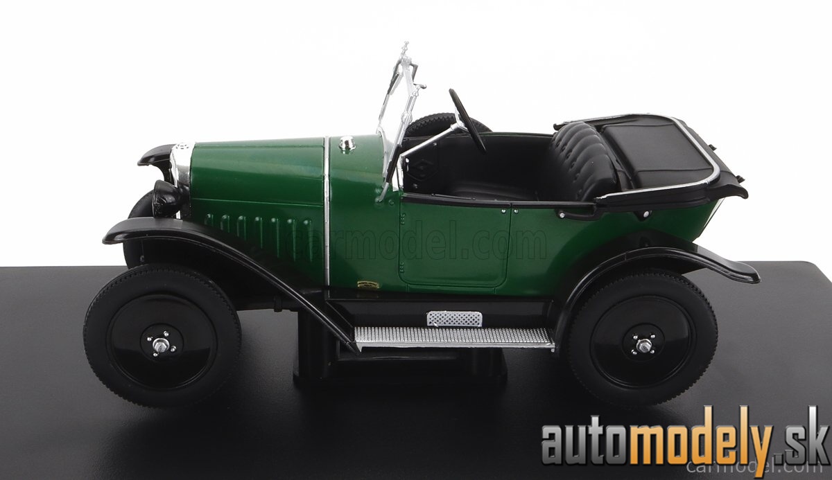Hachette - OPEL 4/12 PS LAUBFROSCH CABRIOLET OPEN 1924 RED BLACK - 1:24