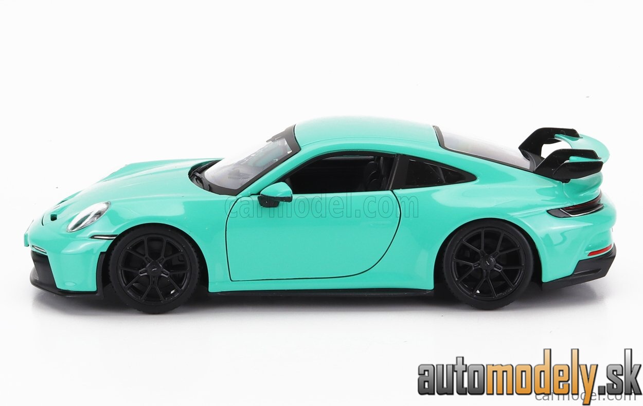 Bburago - PORSCHE 911 992 GT3 COUPE 2021 MINT GREEN - 1:24