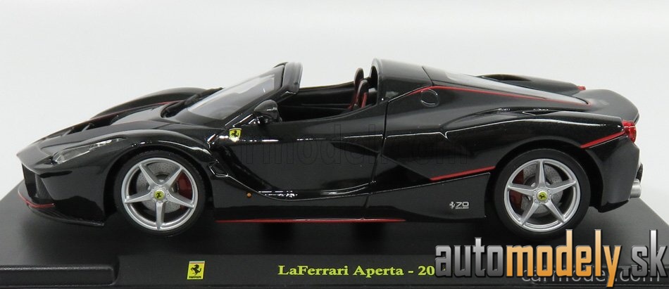 Edicola - FERRARI LAFERRARI APERTA SPIDER 2016 BLACK MET - 1:24