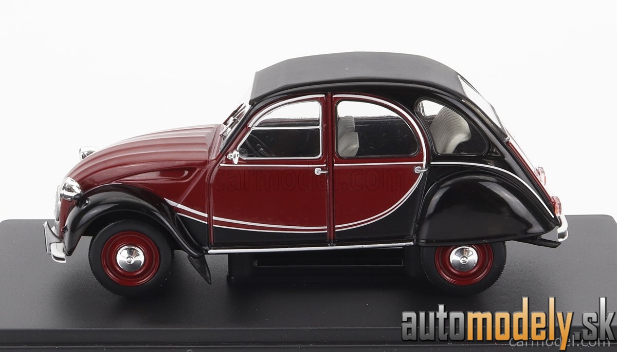 Edicola - CITROEN 2CV CHARLESTON 1982 RED BLACK - 1:24