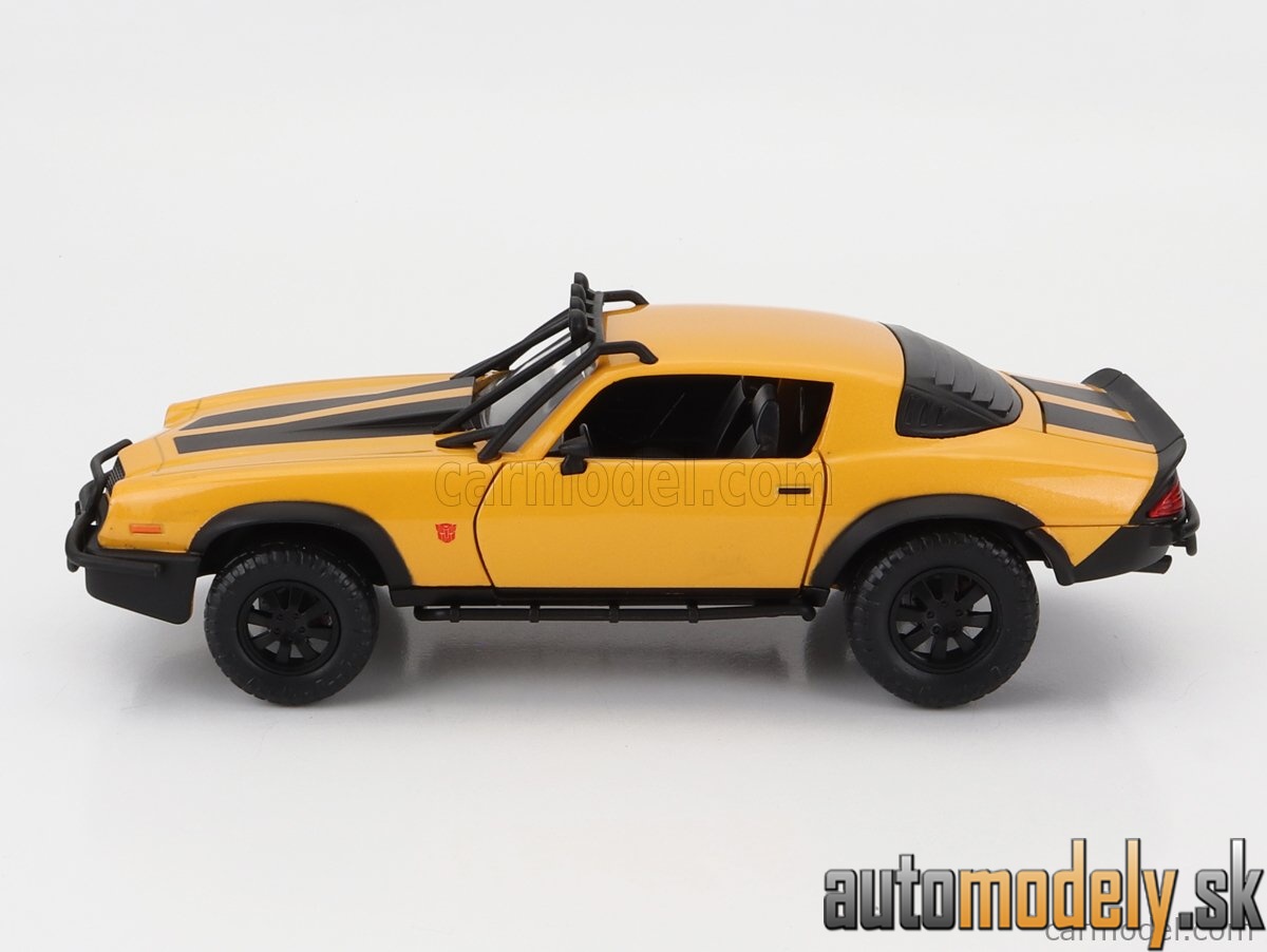 Jada - CHEVROLET CAMARO COUPE 1977 BUMBLEBEE TRANSFORMERS V L'ULTIMO CAVALIERE YELLOW BLACK - 1:24