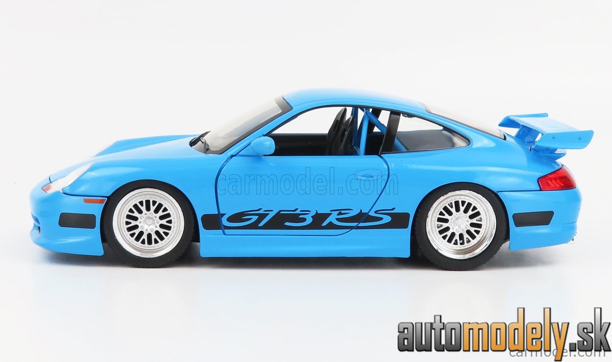 Jada - PORSCHE 911 996 GT3 RS COUPE 2001 FAST & FURIOUS LIGHT BLUE - 1:24