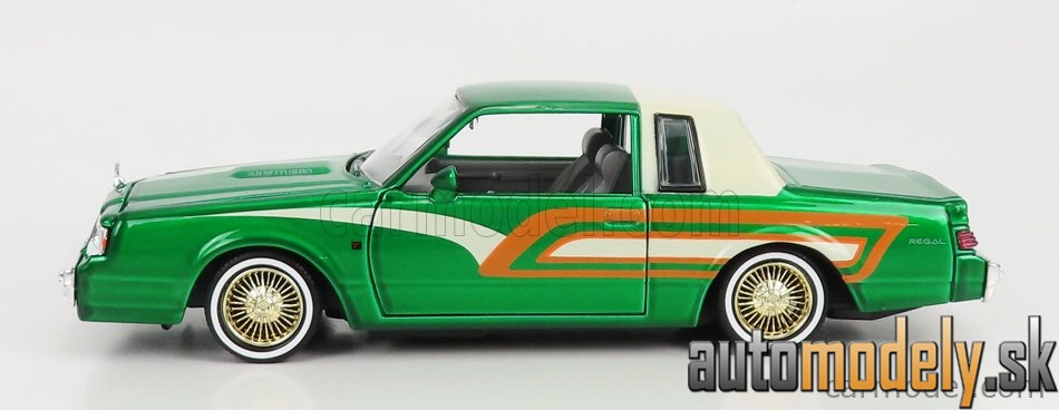 Motormax - BUICK REGAL CUSTOM 1987 GREEN - 1:24