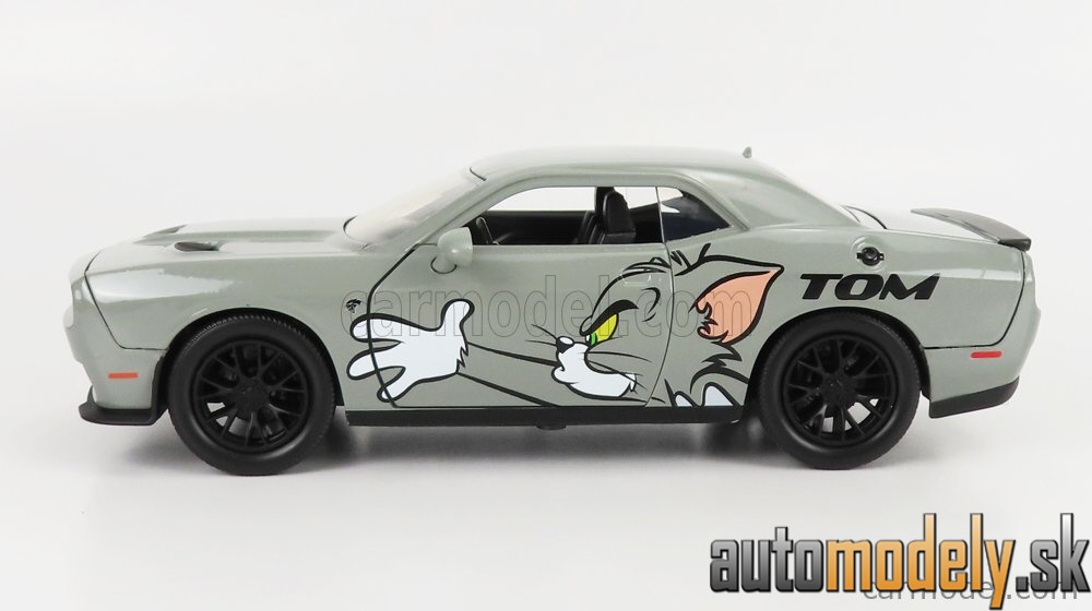 Jada - DODGE CHALLENGER COUPE 2015 TOM & JERRY GREY - 1:24
