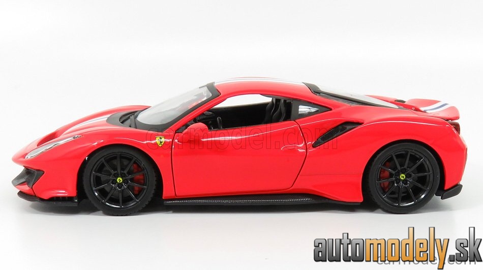 Bburago - FERRARI 488 PISTA 2018 RED - 1:24