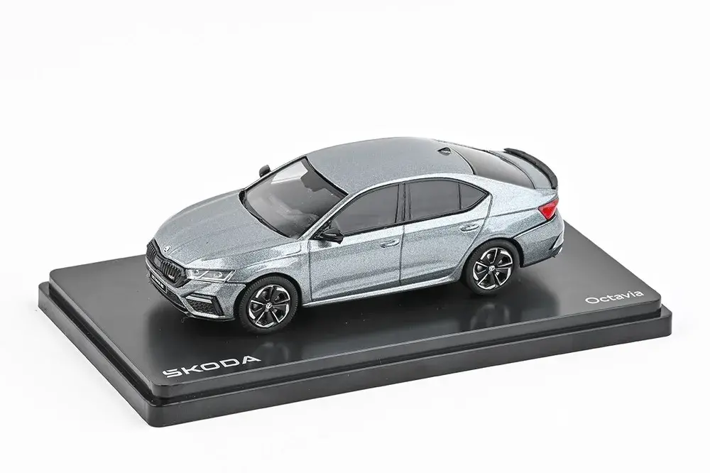 Abrex - Škoda Octavia IV RS (2020) - Šedá Platin Metalíza - 1:43
