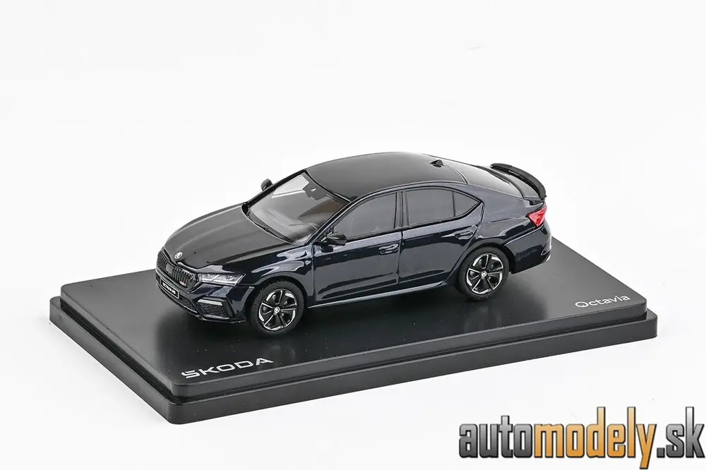  Abrex - Škoda Octavia IV RS (2020) - Modrá Plum Metalíza - 1:43