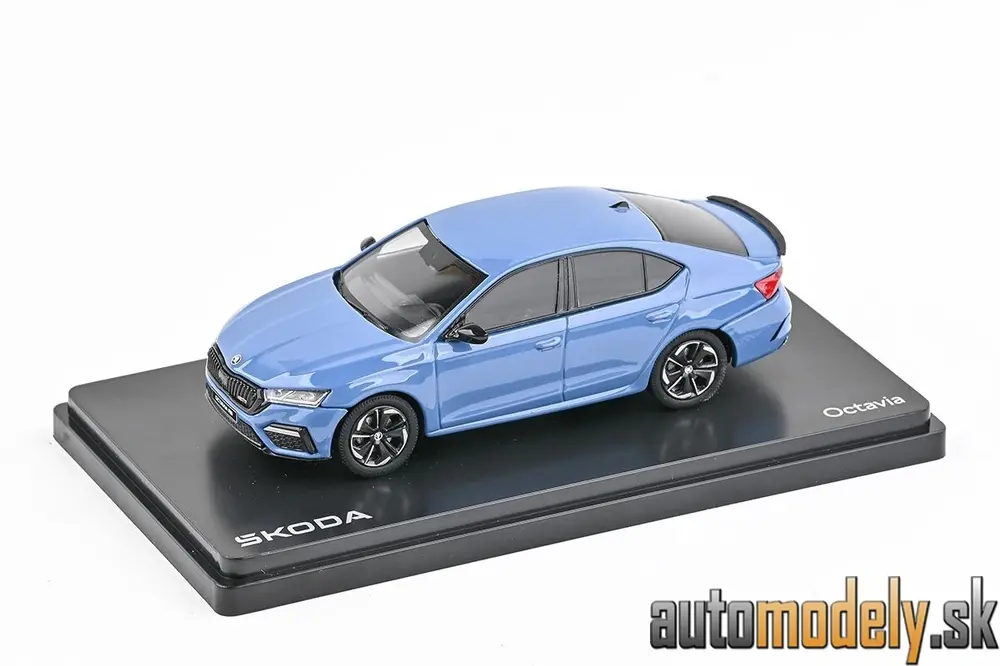  Abrex - Škoda Octavia IV RS (2020) - Modrá Italy - 1:43
