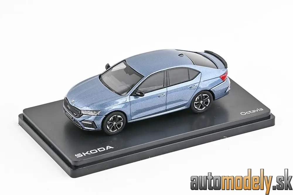  Abrex - Škoda Octavia IV RS (2020) - Modrá Mystery Metalíza - 1:43