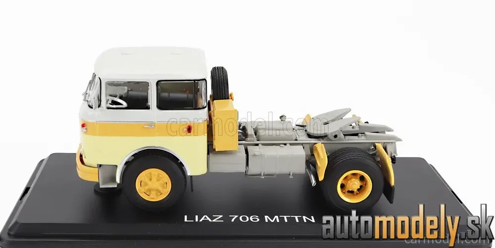 Premium ClassiXXs - LIAZ 706 MTTN TRACTOR TRUCK 2-ASSI 1978 YELLOW ORANGE WHITE - 1:43