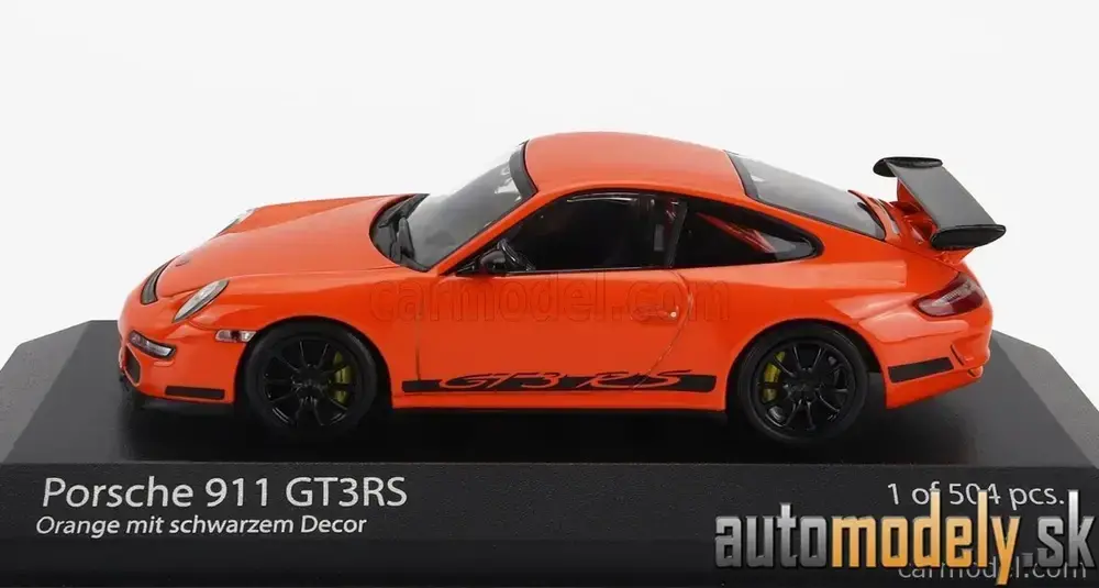 Minichamps - PORSCHE 911 997 GT3 RS COUPE 2006 ORANGE BLACK - 1:43