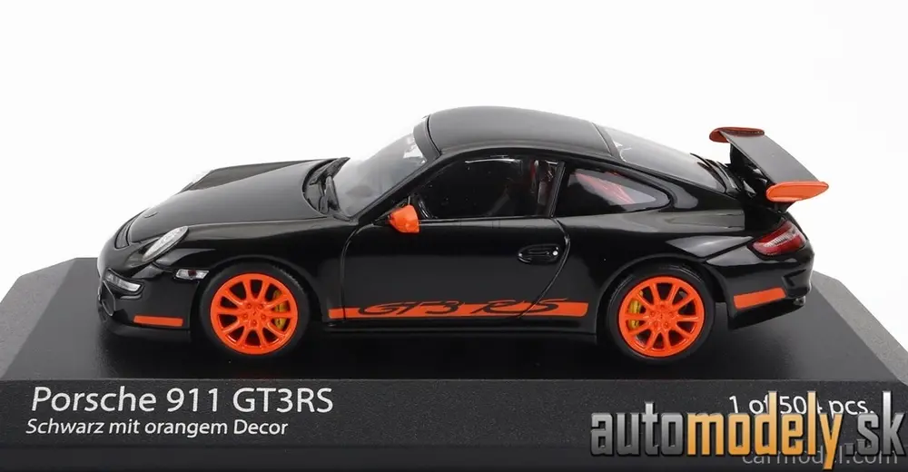 Minichamps - PORSCHE 911 997 GT3 RS COUPE 2006 BLACK ORANGE - 1:43