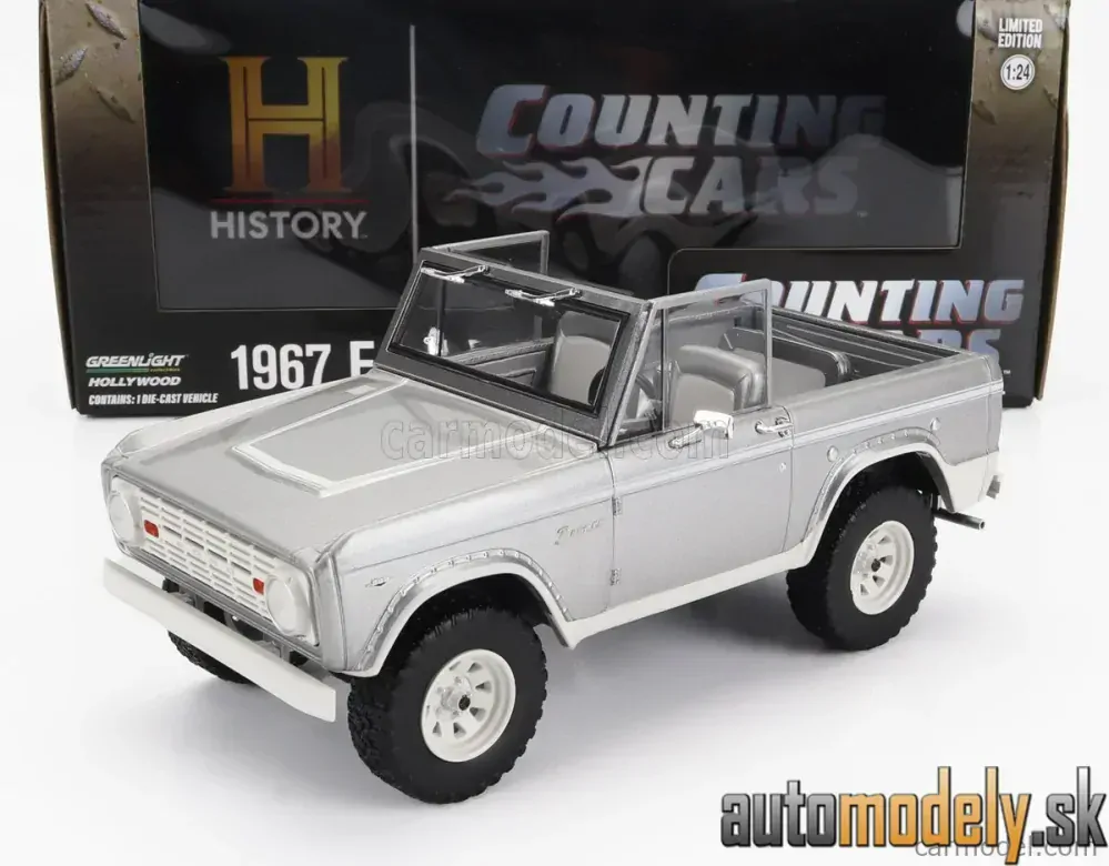 GreenLight - FORD BRONCO 1967 COUNTING CARS SILVER - 1:24