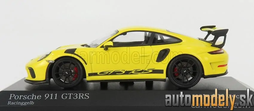Minichamps - PORSCHE 911 991-2 GT3 RS COUPE 2018 BLACK RIMS - 1:43