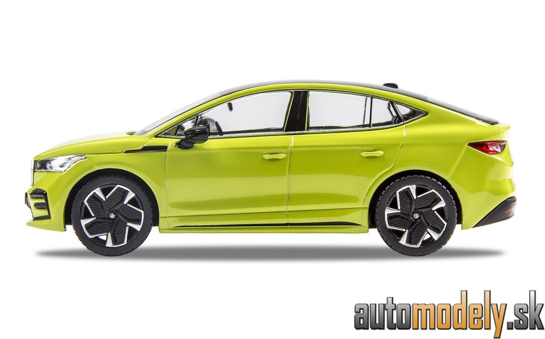 Škoda Enyaq Coupe RS zelená Mamba - 1:43