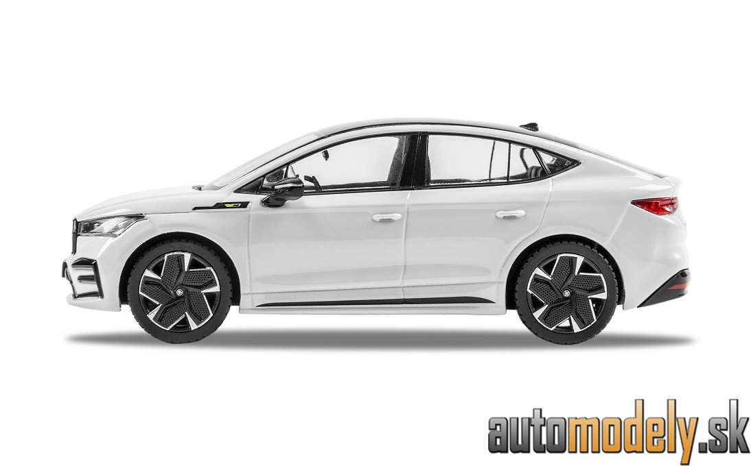 Škoda Enyaq Coupe RS biela Moon - 1:43